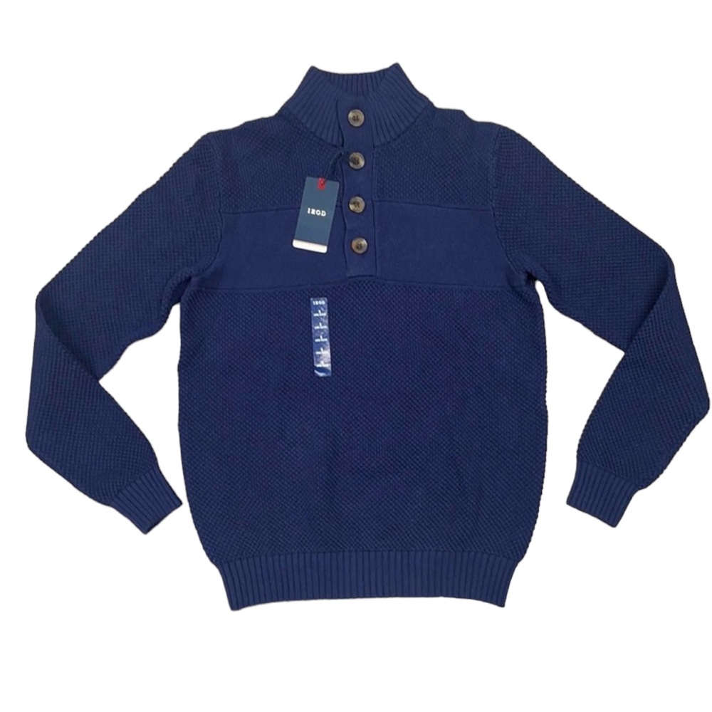 IZOD Men’s Sweater 1/4 Button Up